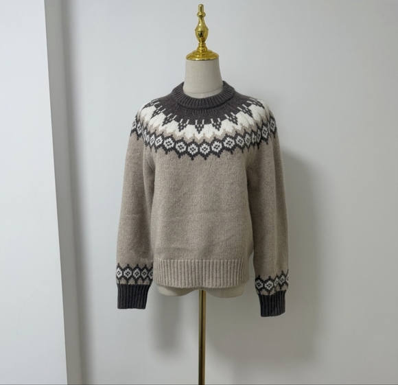 rag & bone Beth Wool Fair Isle Sweater - Picture 6 of 14